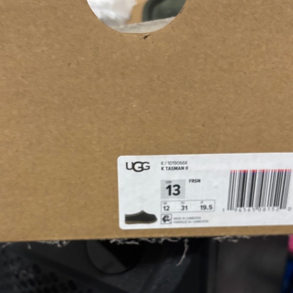 UGG Dark Gray and Tan Slip-On Loafers - Picture 2 of 4